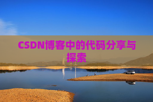 CSDN博客中的代码分享与探索